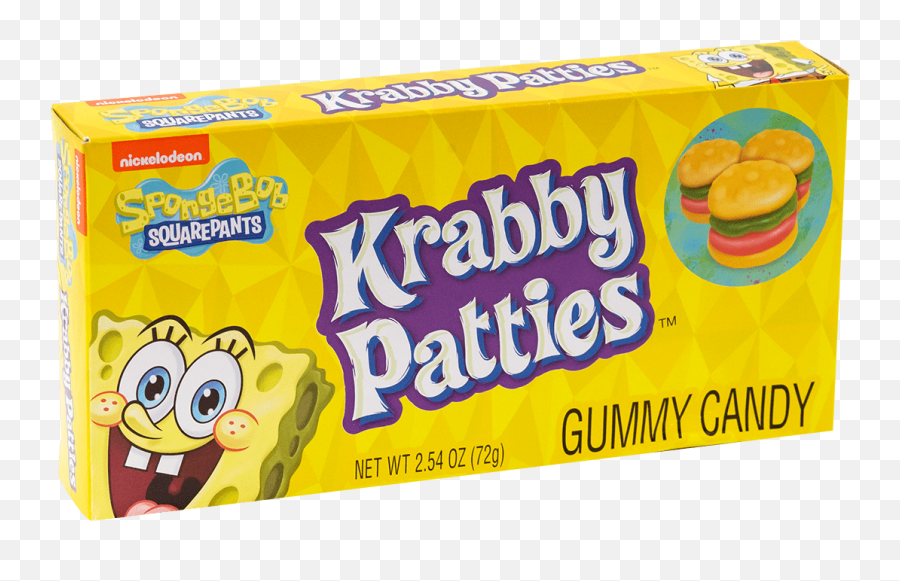 Nickelodeon Sponge Bob Square Pants Krabby Patties Gummy Candy - Spongebob Emoji,Crabby Patty Emoticon Facebook