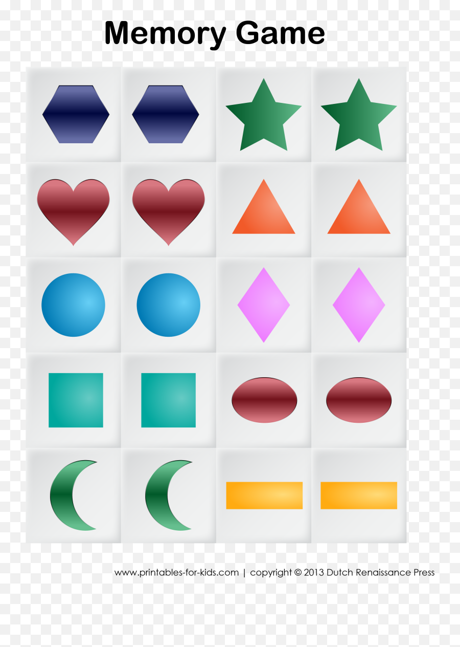Feelings Clipart Printable Feelings - Kleuren En Vormen Memory Emoji,Preschool Emotions Printables