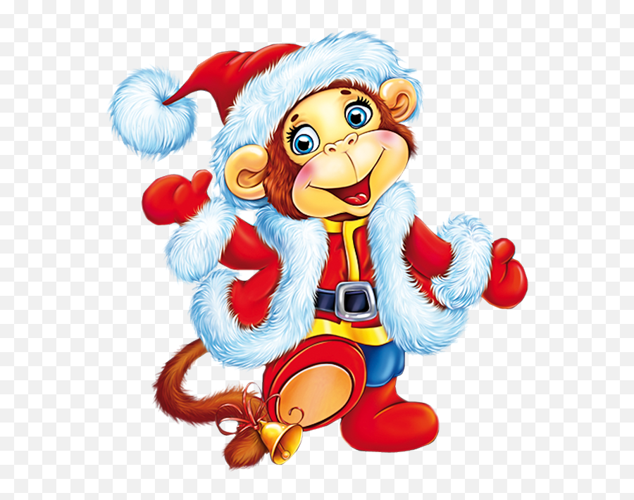 Mas Imágenes Navideñas Awui Christmas Cartoon Characters - Singe Noel Clipart Emoji,Buisness Emoticons