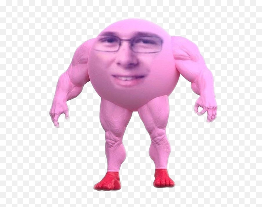 The Most Edited - Muscular Kirby Emoji,Emoticon Mamado