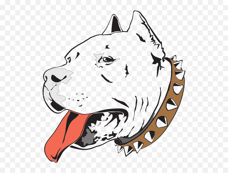 Cartoon Pitbull Clip Art Free Image - Pitbull Drawings Emoji,Pitbull Emotions