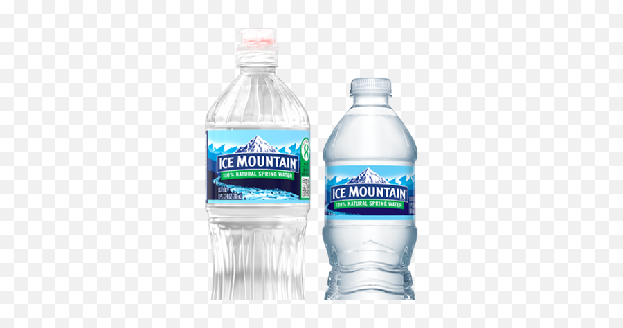 Bottled Water - Logo Ice Mountain Water Emoji,Make Water Bottle For Facebook Emoticons