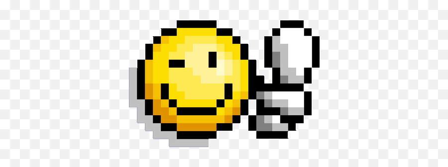 Sticker De Baba0rum Sur Other Smiley Jvc Ok Okay Okey Ok 4k - Smiley Face Pixel Art Emoji,Okay Emoji