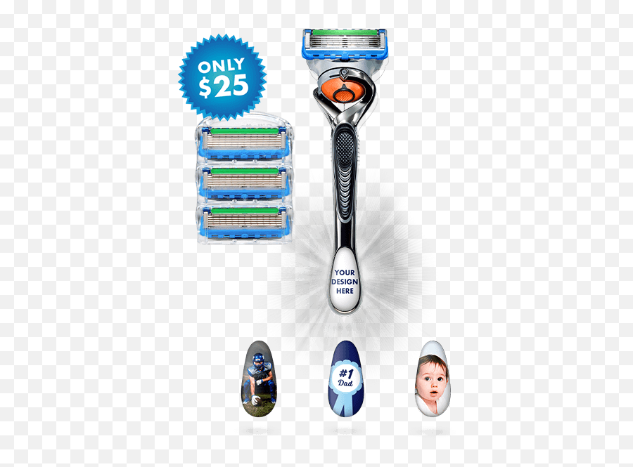 Personalize Your Menu0027s Razor Gillette - Razors Gillette Emoji,Shaving Cream Emotions