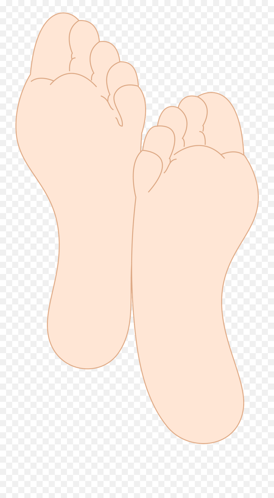 Soles Of Crossed Feet Clipart - Soles Clipart Emoji,Feet Emoji