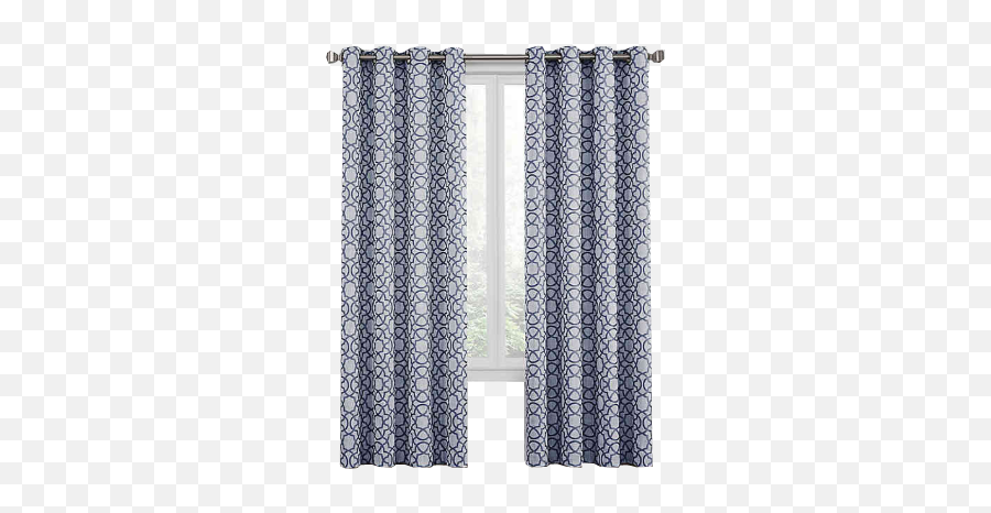 Quinn Geo 84 - Quinn Geo Grommet Curtains Emoji,Emotion Curtain Rod