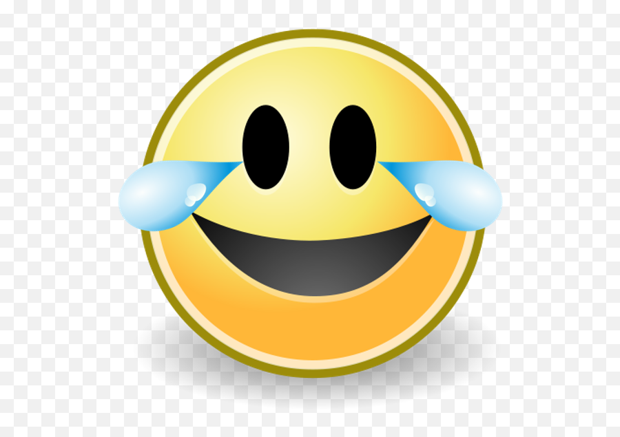Filesmile With Tears 2png - Wikimedia Commons Emoji,Emoticon Smile With Tears