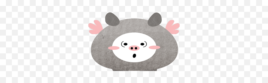 Pimochi The Flying Pig Stickers By Seth Emoji,Cute Pictures Of Cartoon Emotions Of Pigs