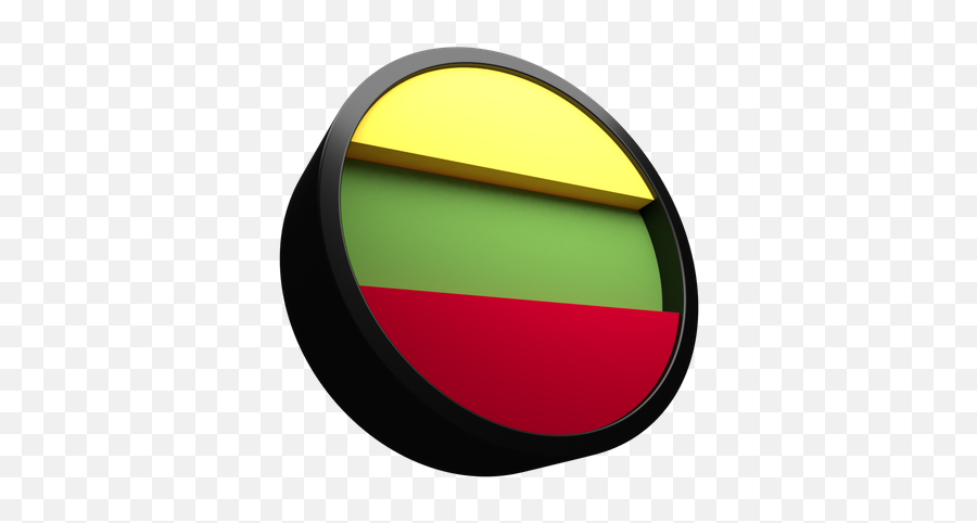 Premium Lithuania Flag Flag 3d Illustration Download In Png Emoji,Jamaica Plag Emoji