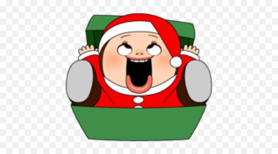 Sho - Chan Christmas Photo 2 Sticker Pack Stickers Emoji,Mrs Clause Emoji