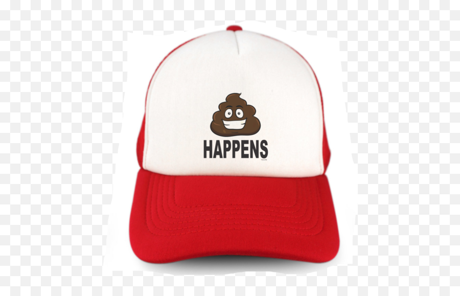 Trucker Hat Cap Foam Mesh Funny Emoji Crap Happens Sht,Emojis For T