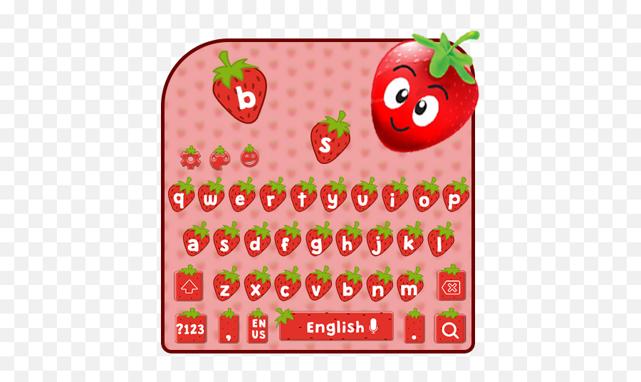 Red Strawberry Keyboard Amazoncouk Appstore For Android - Superfood Emoji,Blackberry Emoji Keyboard
