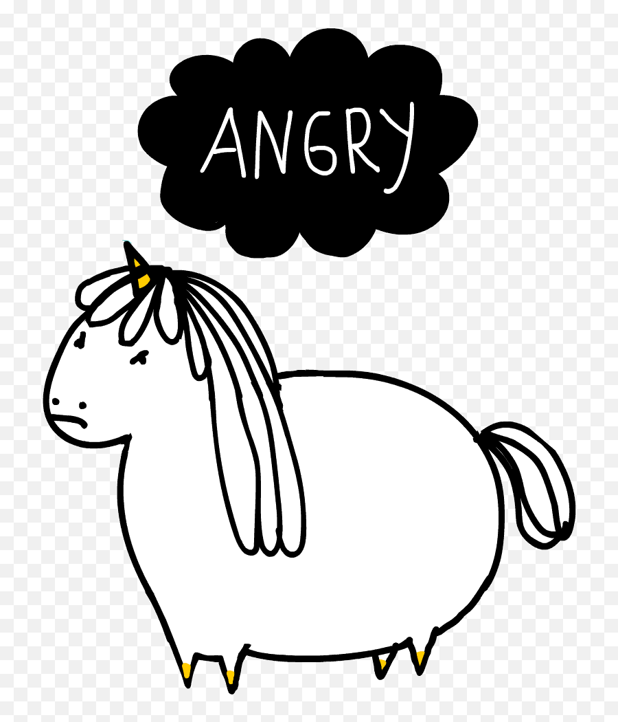 Fat Unicorn - Fat Angry Unicorn Emoji,Fat Emojis