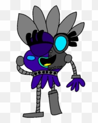 Em Petalhead The Dark Blue Robot Leaf Champ Gonoodle - Fictional Character Emoji,Purple Robot Emoji