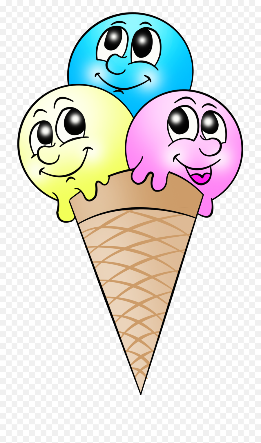 Ice Cream Emoji - Icecream Smily Face Clipart Png Download Ice Cream Face Emoji,Smily Face Emoji