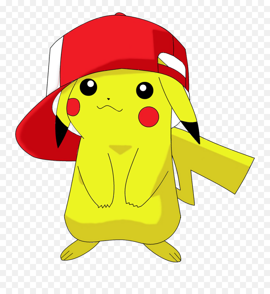 Pokemon Transparent - Pikachu With Hat Emoji,Pikachu Discord Emoji