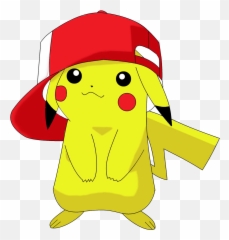 Pokemon Transparent - Pikachu With Hat Emoji,Pikachu Discord Emoji