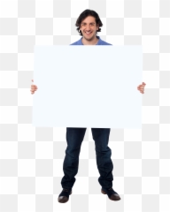 Banner Shapes Png - Men Holding Banner Png Man Holding Persona Letrero Png Emoji,Man And Woman Holding Hands Emoji