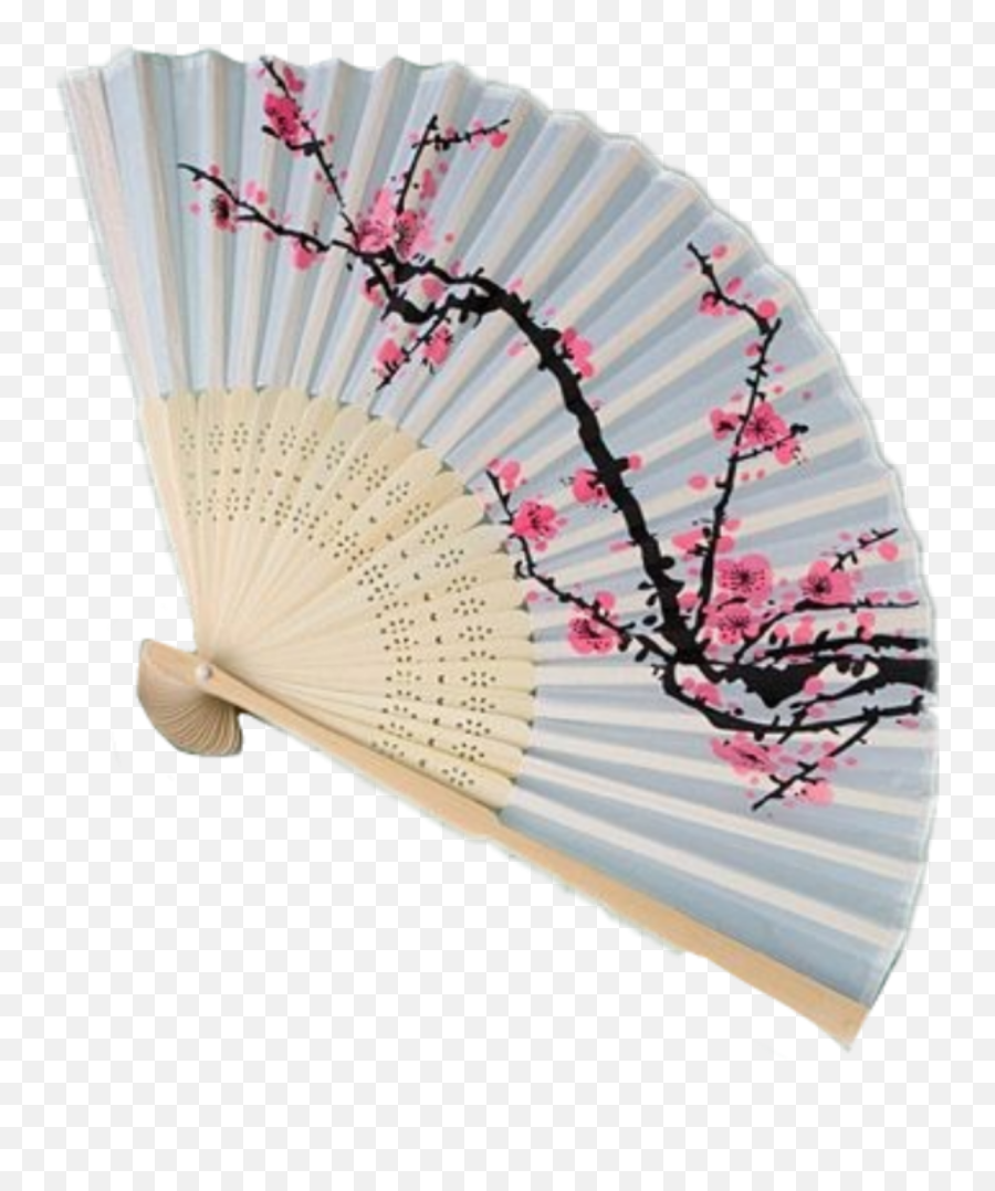 Leque Fan Sticker - Cherry Blossom Souvenirs Emoji,Paper Fan Emoji