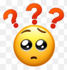 Smile Vraagteken Coolzeg Sticker - Apple Emoji,Tekens Emoticons