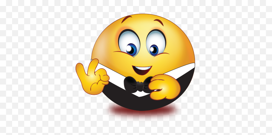 Party Tuxedo Emoji - Happy Emoji,Facebook Emoji