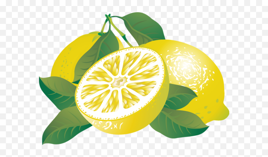 Lemon Citrus Fruit Clipart - Lemon Clipart Transparent Background Emoji,Lemon Emoji