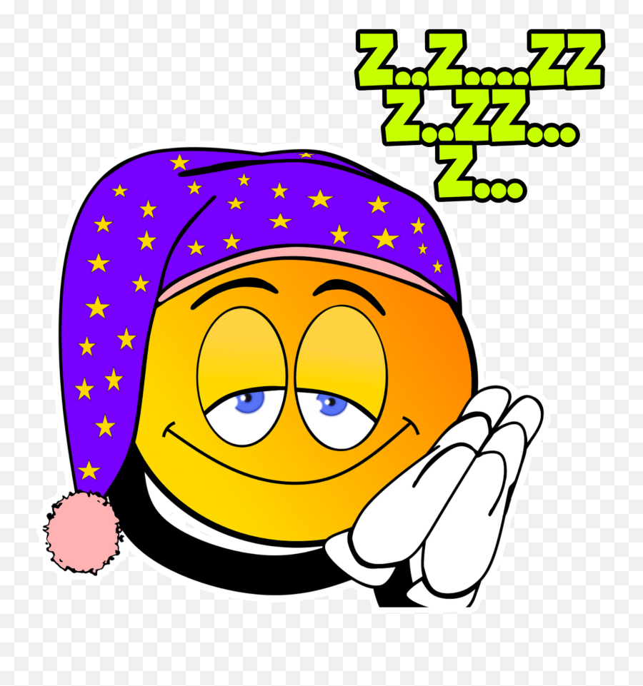 Whatsapp Stickers Gambar Emoji File Png - Sembang Pacak Good Night Cartoon,Gambar Emoticon Ngantuk