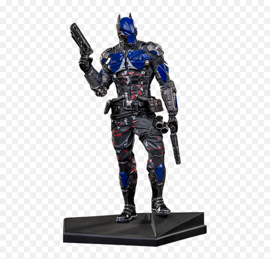 Batman Arkham Knight Png - Dc Arkham Knight Iron Studios Statue Emoji,Arkham City Background Emoticon