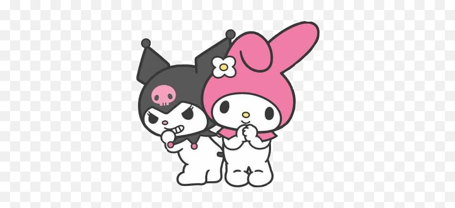 The Most Edited - My Melody E Kuromi Emoji,Cutsey Girl Emojis