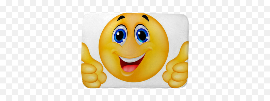 Happy Smiley Emoticon Face Bath Mat U2022 Pixers - We Live To Change Feeling Good Emoji,Kids Favorite Emoticons