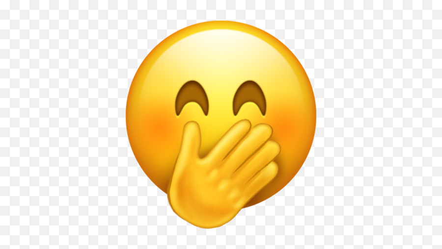 Emoji Face With Hands - Hehe Emoji,Facepalm Hand Emoji