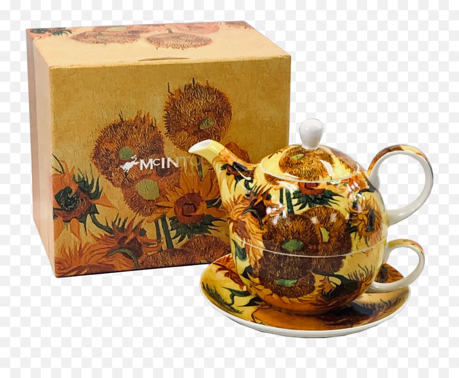 Mcintosh Van Gogh Sunflowers Tea For One - Watsons Chelsea Emoji,Nude Flower Emojis Instagram