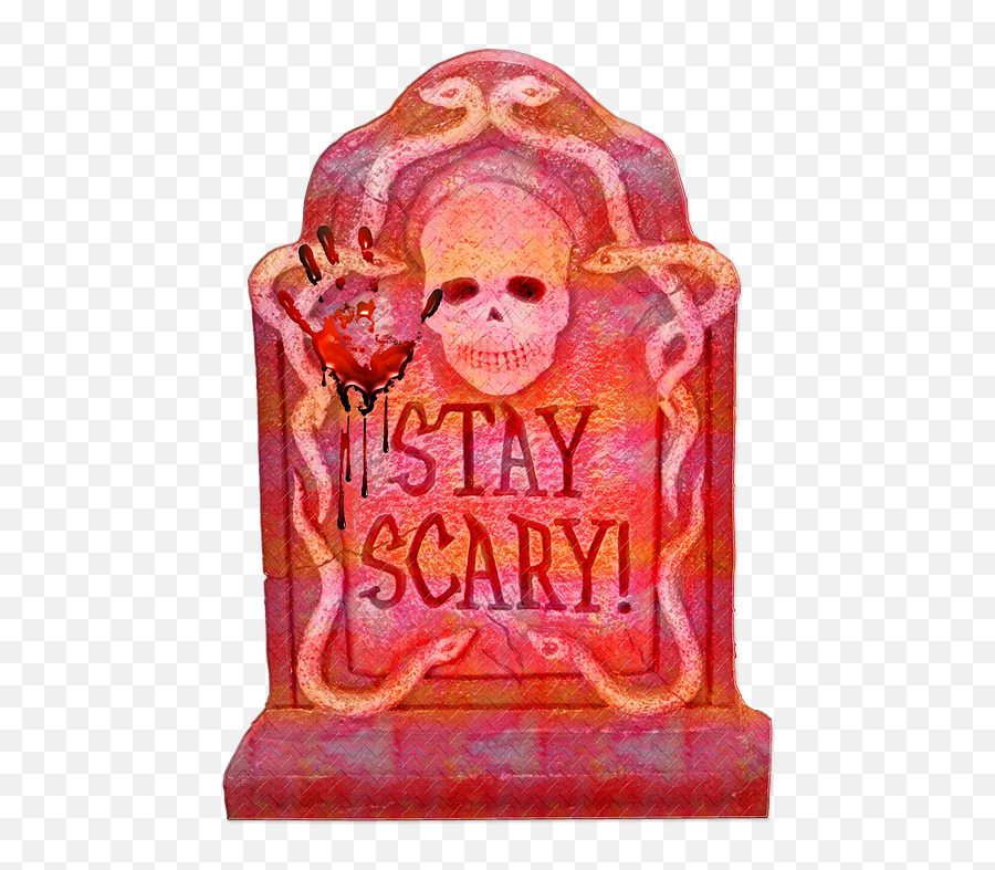 Free Photo Halloween Skeleton Red Graveyard Tombstone Bloody - Creepy Emoji,Skeleton Emoticon