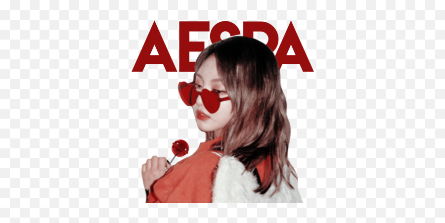 Group - Official Æspa Thread Next Level Photograph Emoji,The Heart Emoticon Outfit That Korean Idol Wear