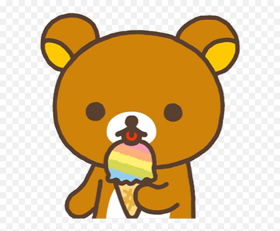 Rilakkuma Clipart - Png Download Full Size Clipart Kawaii Rilakkuma Ice Cream Emoji,Dung Emoji Neopets