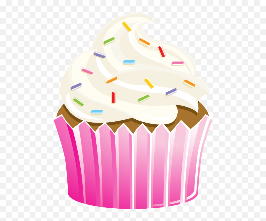 Cupcake Drawing - Transparent Cupcake Vector Png Emoji,Emoji Cupcakes How To Decorate