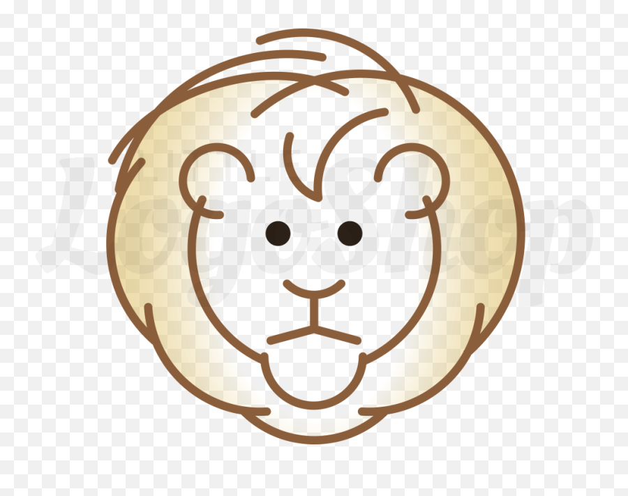 Curvilinear - Little Logo Shop Happy Emoji,How To Draw A Lion Emoji