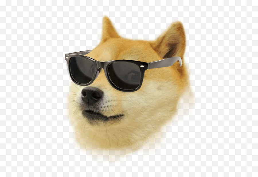 Shiba Inu Dogecoin Kabosu - Dreamcatcher Hd Png Download Doge Sunglasses Transparent Background Emoji,Dog Emoji Glasses
