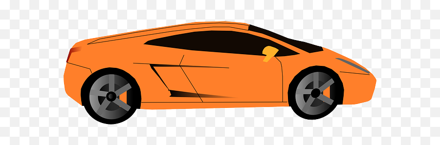 Sports Car Cartoon Png - Clip Art Library Cartoon Car Png Side View Emoji,Sports Car Emoji