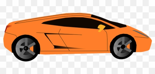 Sports Car Cartoon Png - Clip Art Library Cartoon Car Png Side View Emoji,Sports Car Emoji