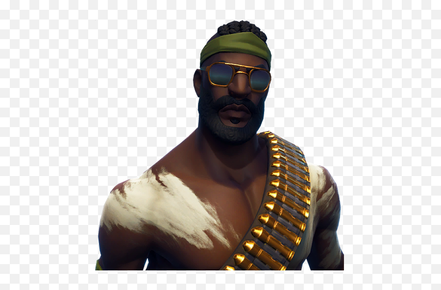 Released Fortnite Cosmetics As Of V8 - Bandolier Fortnite Skin Png Emoji,Accessible By Using Tomatohead Emoticon Inside The Durrrburger Restaurant