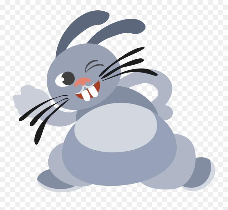 Art Vertebrate Cartoon - Clip Art Emoji,Emoticon Cake Bunny