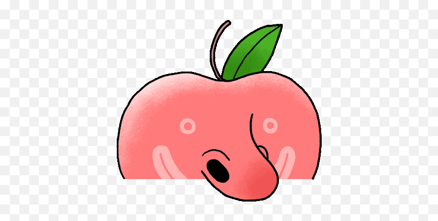 Top Were Becoming The Gross Crew - Peeking Fruit Transparent Gif Emoji,Gross Emoticons