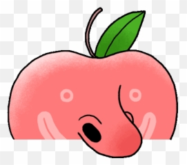 Top Were Becoming The Gross Crew - Peeking Fruit Transparent Gif Emoji,Gross Emoticons
