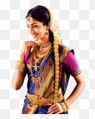 Indian Bridal Wear South Indian Bride - Bride Tamil Wedding Dress Emoji,Samantha Telugu Actress In Emojis