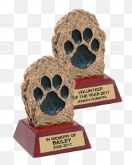 Paw Print Resin Sculpture Animalsinkcom - Resin Paw Print Emoji,Brown Pawprints Emoticon