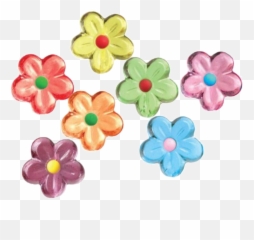Colorful Flowers 3d Sticker By U2022real Hot Boy Shitu2022 - 90s Flower Sticker Png Emoji,Hot Spring Emoji
