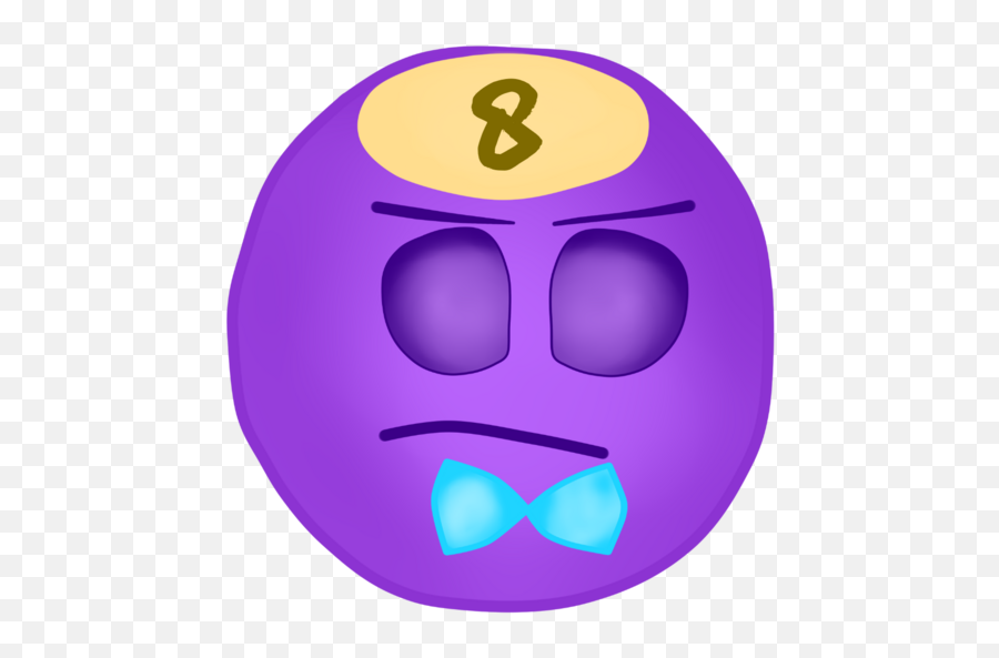 Hollow Ball Hollow 8 - Ball Halloween Fandom Emoji,Thank You Bow Emoticon