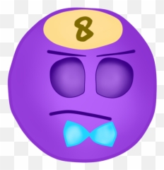 Hollow Ball Hollow 8 - Ball Halloween Fandom Emoji,Thank You Bow Emoticon