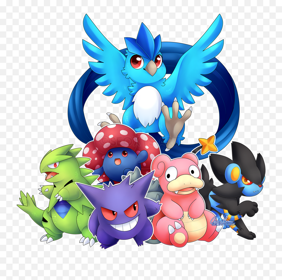 I Drew This Team Of Pokémon For A Commission If You Could Emoji,Stunfisk Emotions